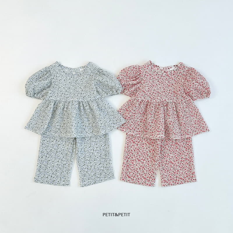 Petit & Petit - Korean Children Fashion - #childrensboutique - Daisy Top Bottom Set - 8