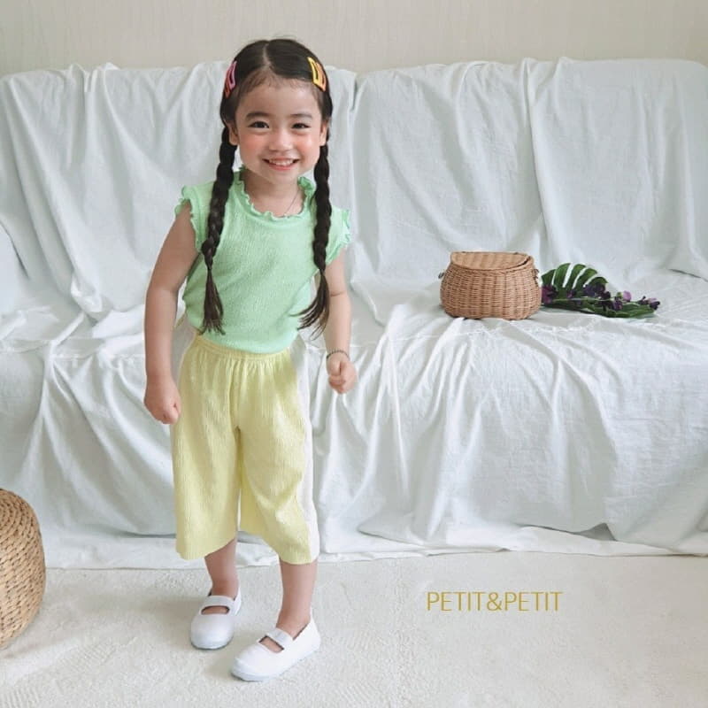 Petit & Petit - Korean Children Fashion - #childofig - Terry Sleeveless Tee - 4