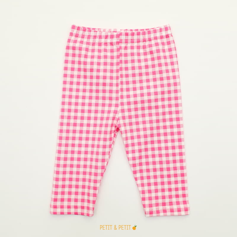 Petit & Petit - Korean Children Fashion - #childrensboutique - Check Leggings - 3