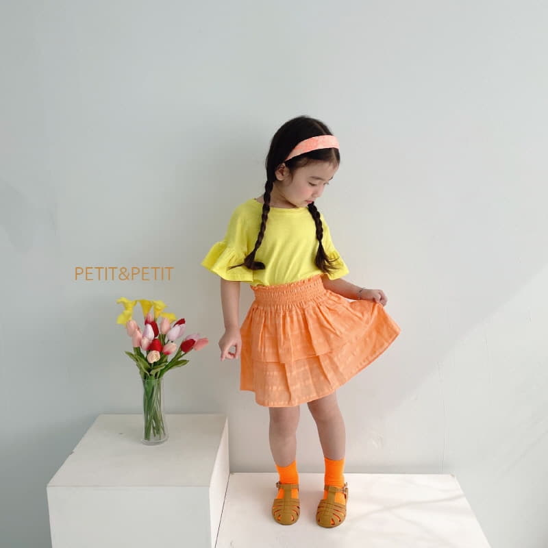 Petit & Petit - Korean Children Fashion - #childrensboutique - Frill Tee - 4