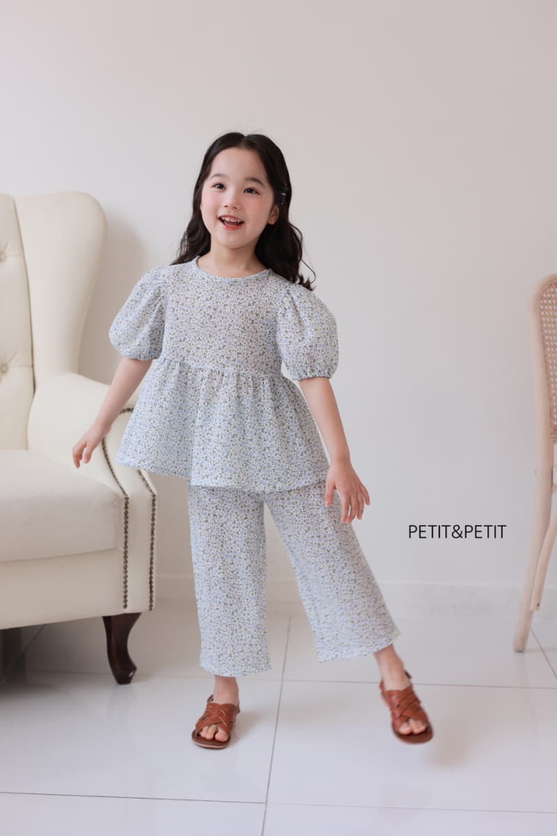 Petit & Petit - Korean Children Fashion - #designkidswear - Daisy Top Bottom Set - 9