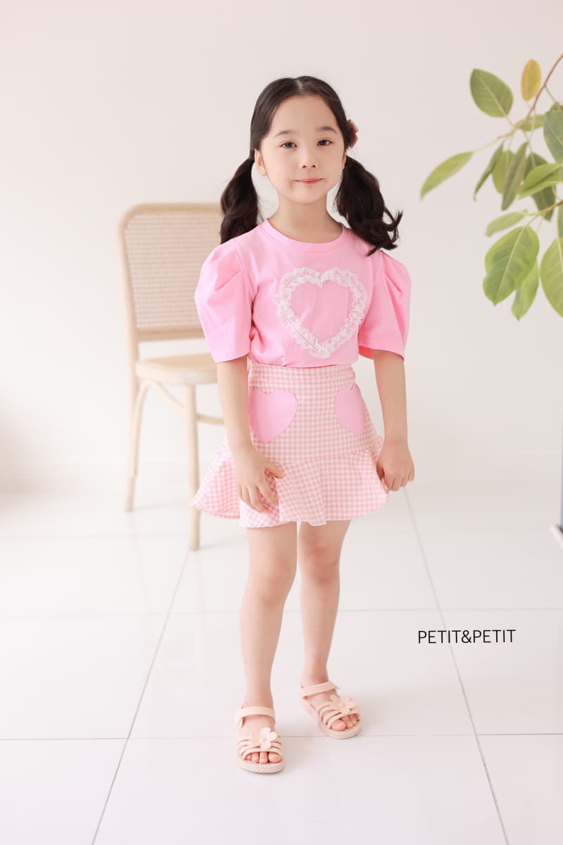 Petit & Petit - Korean Children Fashion - #discoveringself - Heart Lace Tee - 7