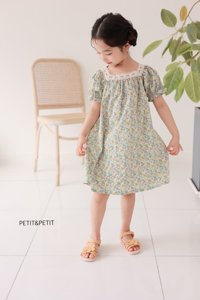 Petit & Petit - Korean Children Fashion - #discoveringself - Flower Lace One-piece - 6