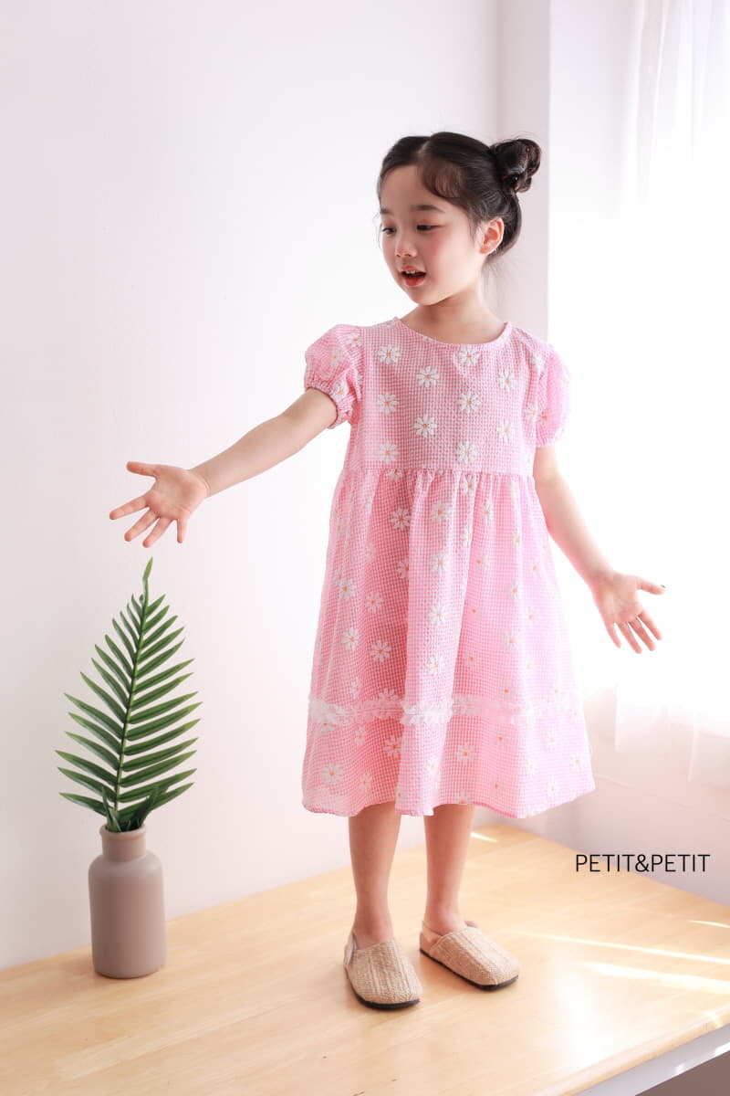 Petit & Petit - Korean Children Fashion - #discoveringself - Sugar Check One-piece - 3