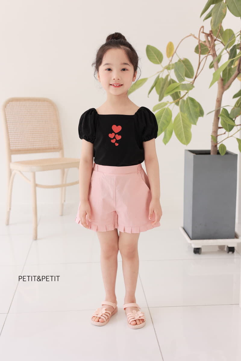 Petit & Petit - Korean Children Fashion - #fashionkids - heart Square Tee - 9