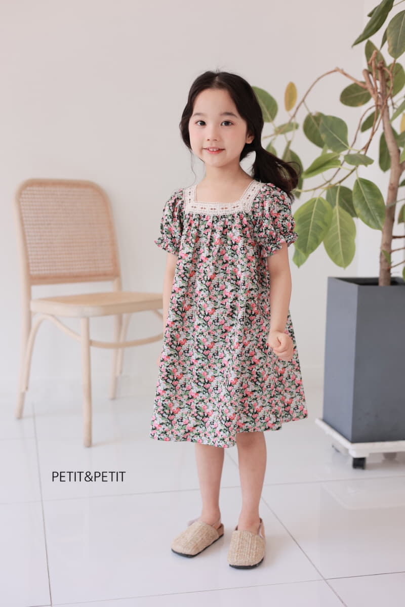 Petit & Petit - Korean Children Fashion - #fashionkids - Flower Lace One-piece - 7