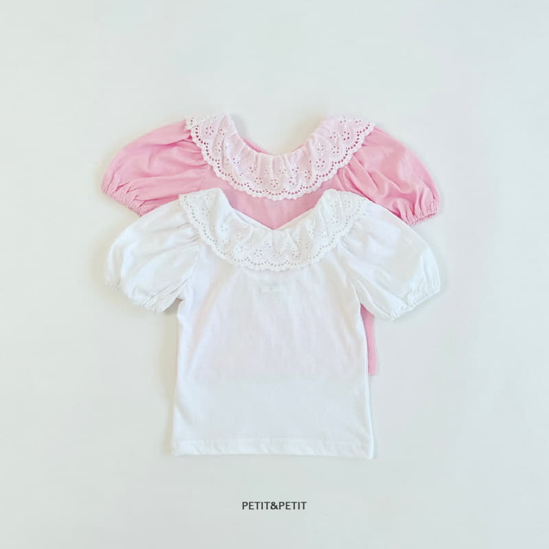 Petit & Petit - Korean Children Fashion - #discoveringself - Pure Lace Tee - 4