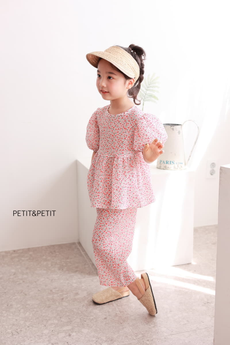 Petit & Petit - Korean Children Fashion - #fashionkids - Daisy Top Bottom Set - 11