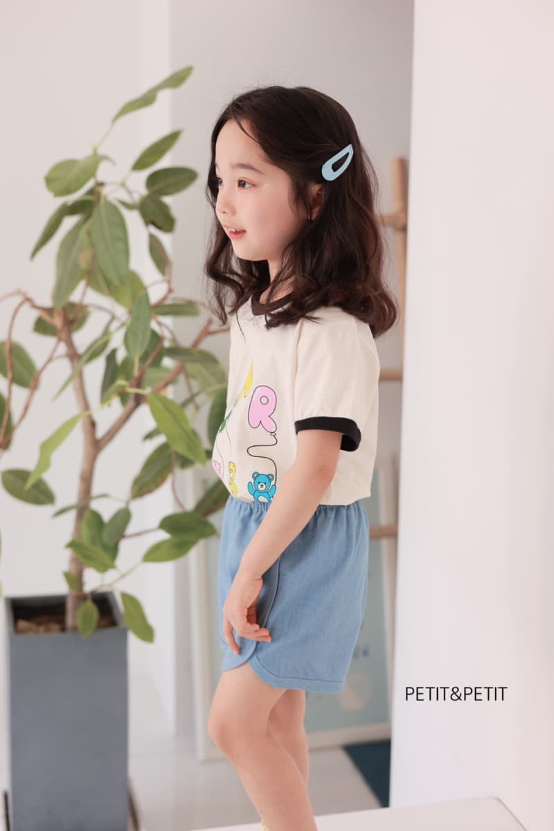 Petit & Petit - Korean Children Fashion - #fashionkids - Denim Piping Pants - 10