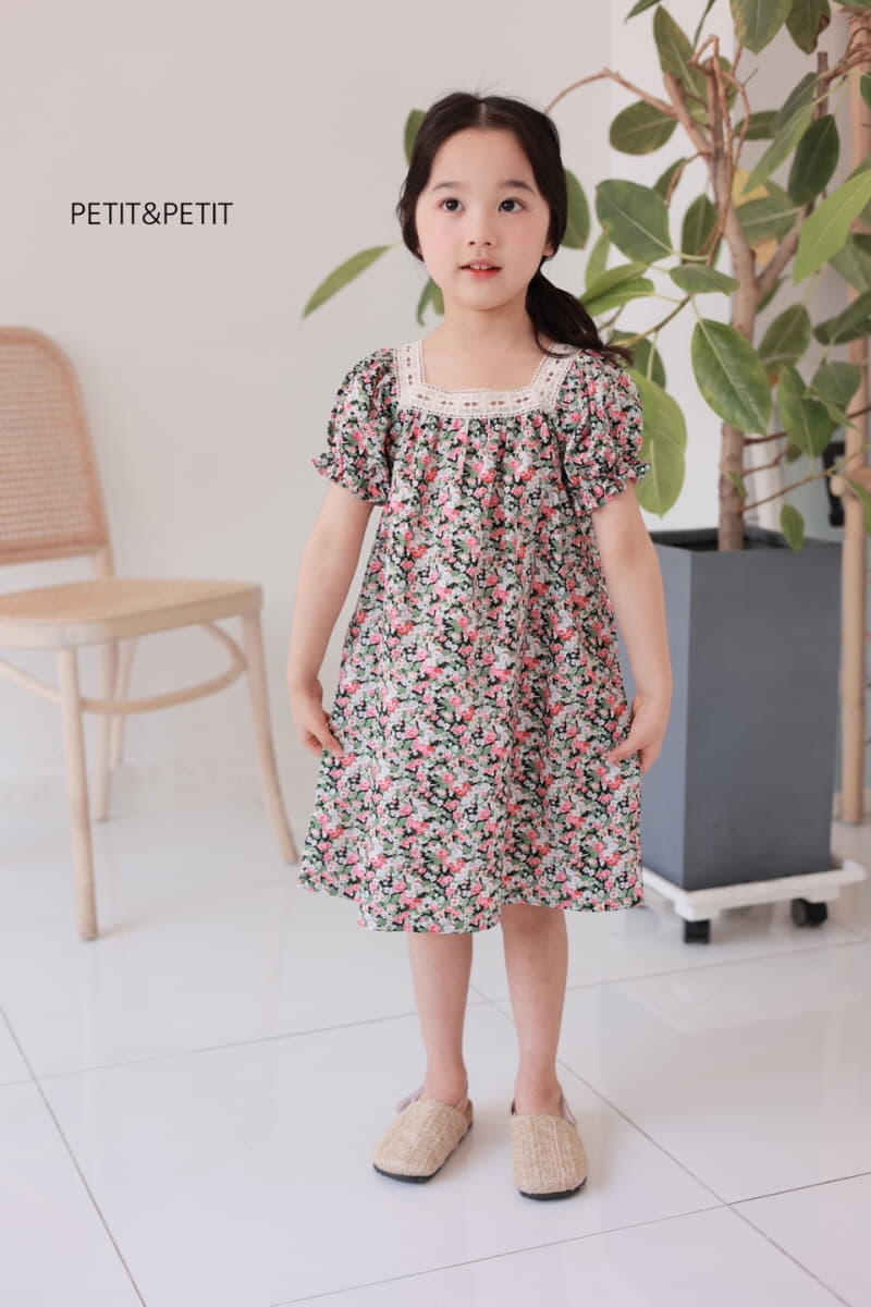 Petit & Petit - Korean Children Fashion - #kidsshorts - Flower Lace One-piece - 8