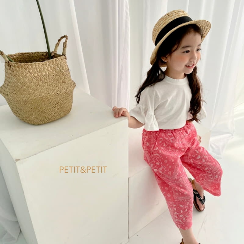 Petit & Petit - Korean Children Fashion - #kidsshorts - Frill Tee - 7