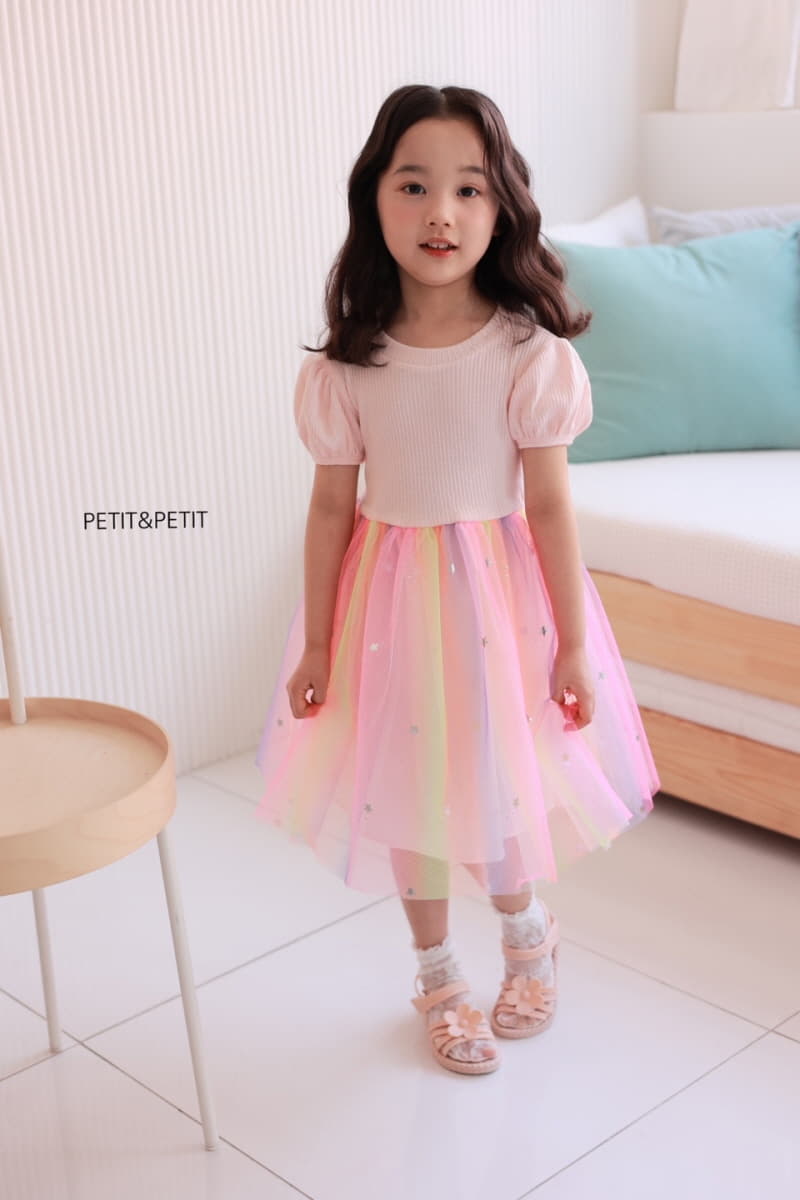 Petit & Petit - Korean Children Fashion - #kidsshorts - Rainbow One-piece - 8