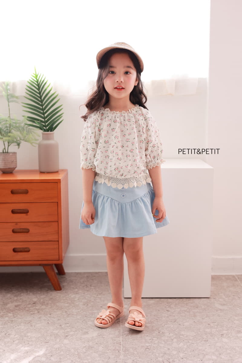 Petit & Petit - Korean Children Fashion - #kidsshorts - Lace Blouse - 7