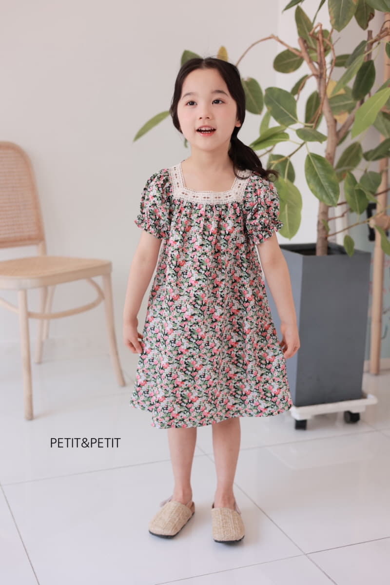 Petit & Petit - Korean Children Fashion - #kidsstore - Flower Lace One-piece - 9