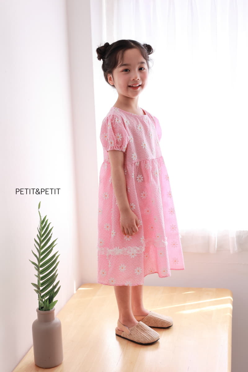 Petit & Petit - Korean Children Fashion - #kidsstore - Sugar Check One-piece - 6