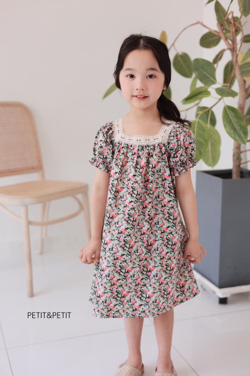 Petit & Petit - Korean Children Fashion - #kidzfashiontrend - Flower Lace One-piece - 10