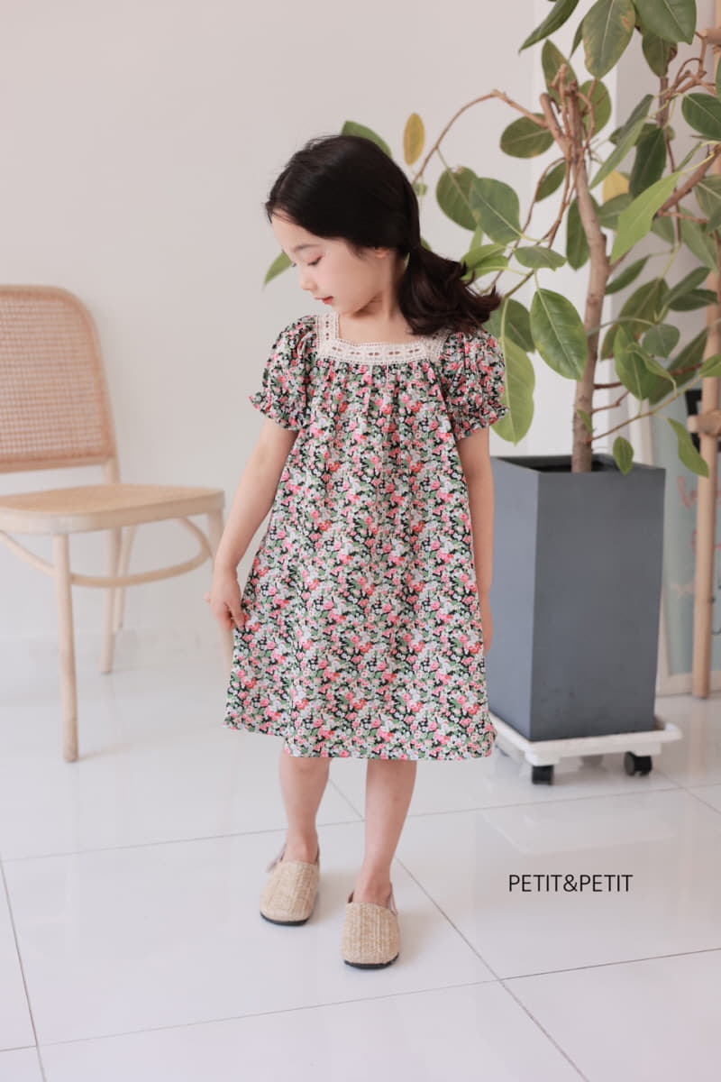 Petit & Petit - Korean Children Fashion - #littlefashionista - Flower Lace One-piece - 12