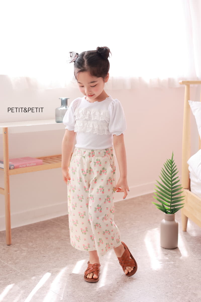 Petit & Petit - Korean Children Fashion - #littlefashionista - Cancan Lace Rib Tee - 7