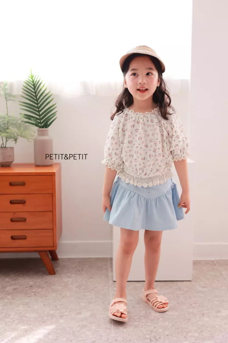 Petit & Petit - Korean Children Fashion - #littlefashionista - Button Denim Skirt - 6