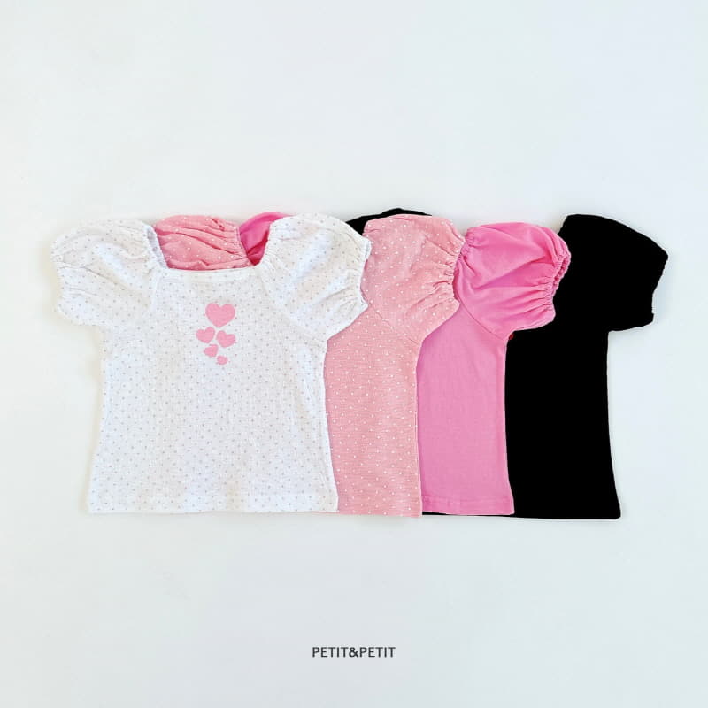 Petit & Petit - Korean Children Fashion - #Kfashion4kids - Dot Square Tee - 4