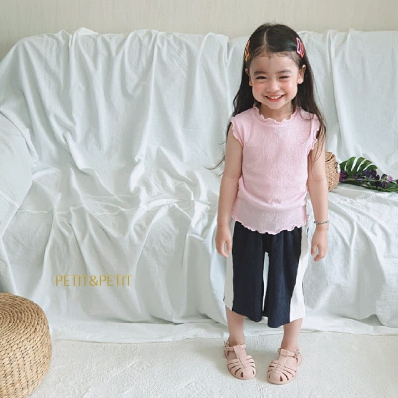 Petit & Petit - Korean Children Fashion - #littlefashionista - Terry Sleeveless Tee - 12