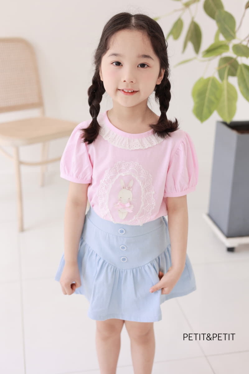 Petit & Petit - Korean Children Fashion - #magicofchildhood - Bellet Rabbit Tee - 5