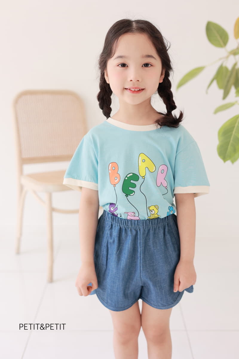 Petit & Petit - Korean Children Fashion - #magicofchildhood - Denim Piping Pants - 2