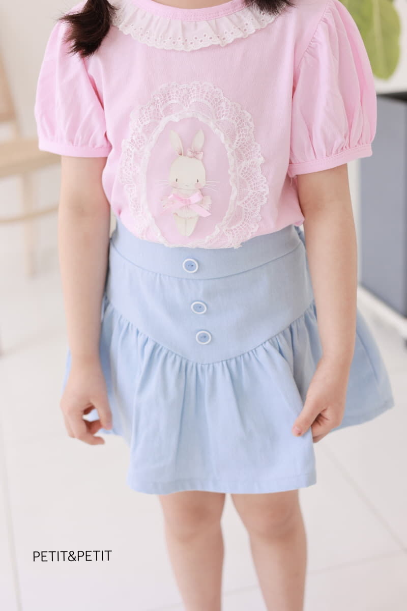 Petit & Petit - Korean Children Fashion - #minifashionista - Bellet Rabbit Tee - 6