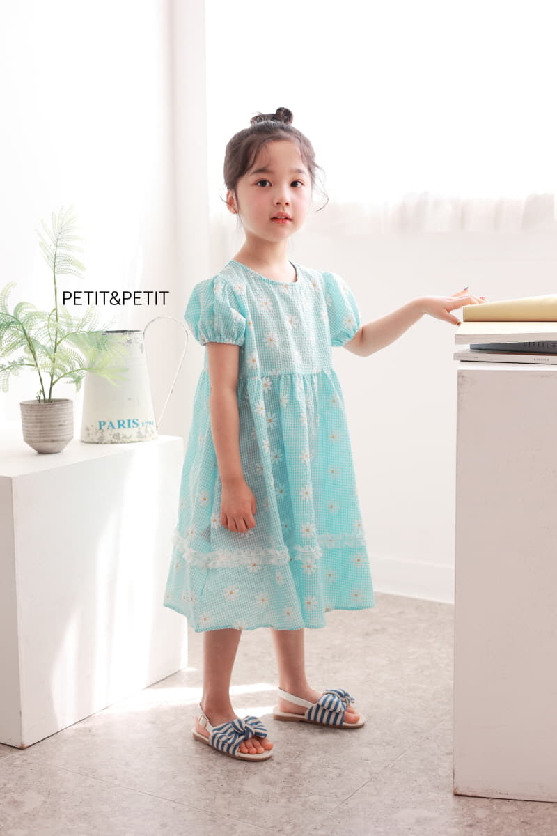 Petit & Petit - Korean Children Fashion - #prettylittlegirls - Sugar Check One-piece - 12