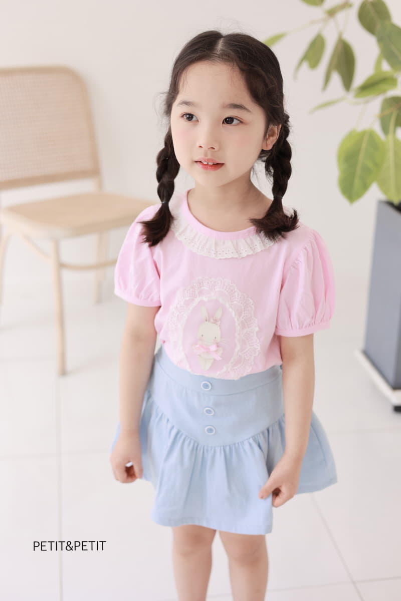 Petit & Petit - Korean Children Fashion - #prettylittlegirls - Bellet Rabbit Tee - 7