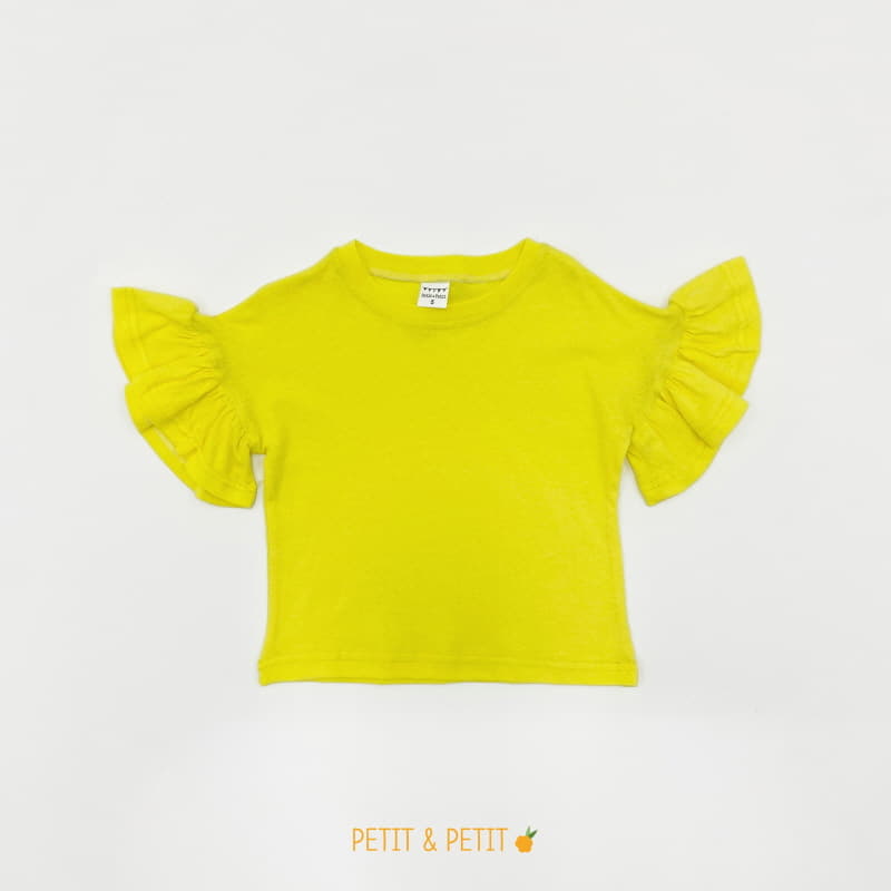 Petit & Petit - Korean Children Fashion - #stylishchildhood - Frill Tee