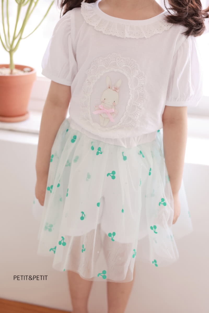 Petit & Petit - Korean Children Fashion - #todddlerfashion - Bellet Rabbit Tee - 8