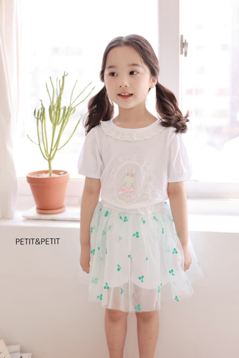 Petit & Petit - Korean Children Fashion - #toddlerclothing - Bellet Rabbit Tee - 9