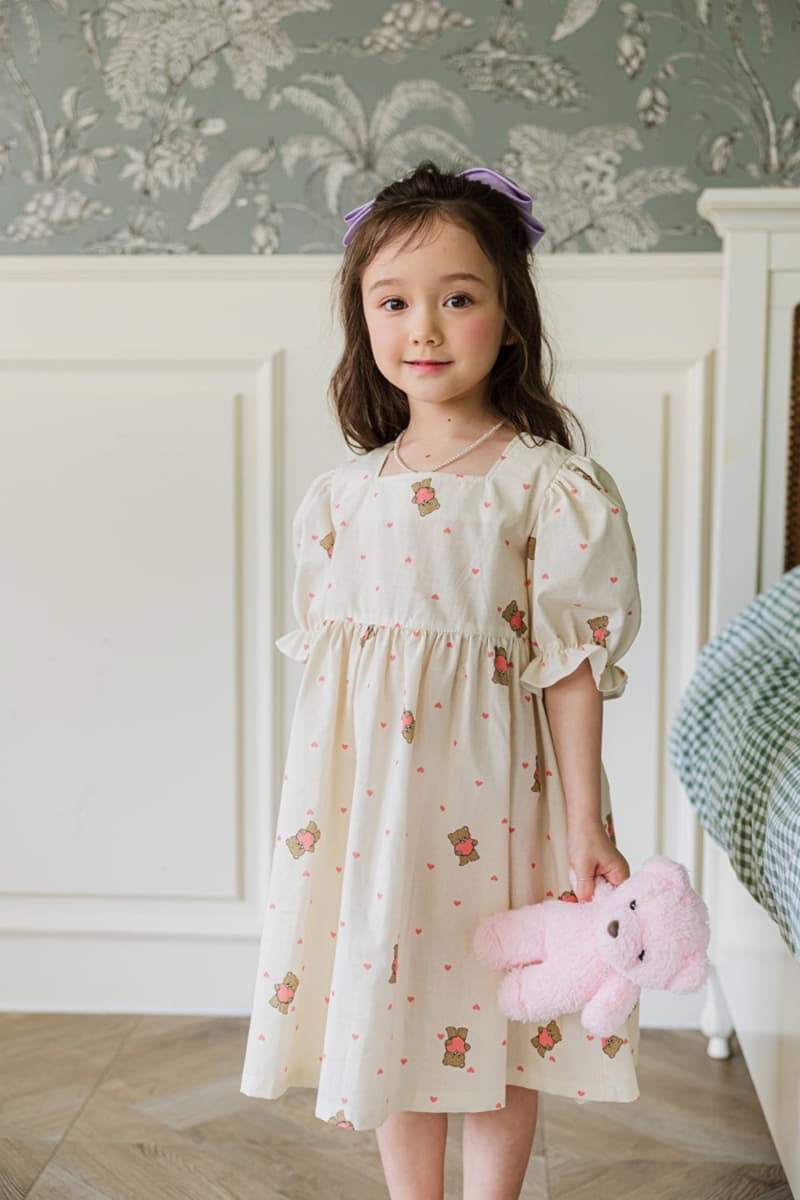 Pink Berry - Korean Children Fashion - #kidzfashiontrend - Bear One-piece - 7