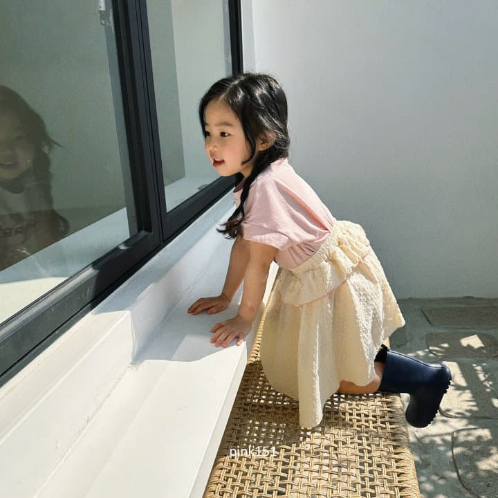 Pink151 - Korean Children Fashion - #minifashionista - Cherry Cap Sleeves Tee - 10