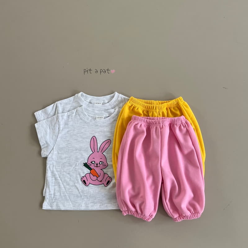 Pitapat - Korean Children Fashion - #Kfashion4kids - Carrot Good Top Bottom Set