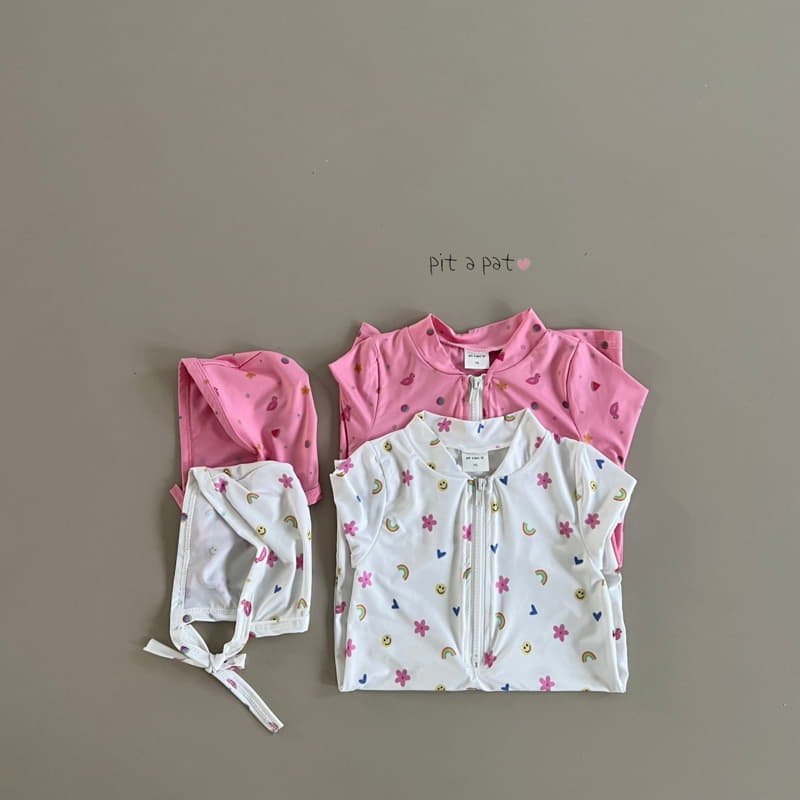 Pitapat - Korean Children Fashion - #littlefashionista - Water Plau Rashguard - 6