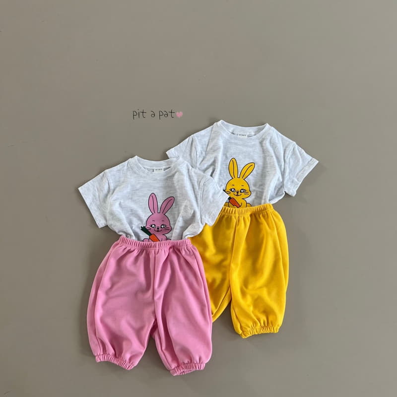 Pitapat - Korean Children Fashion - #prettylittlegirls - Carrot Good Top Bottom Set - 5