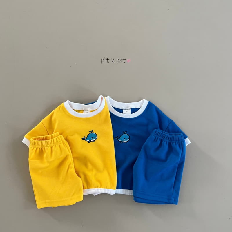 Pitapat - Korean Children Fashion - #stylishchildhood - Dolphine Top Bottom Set - 3