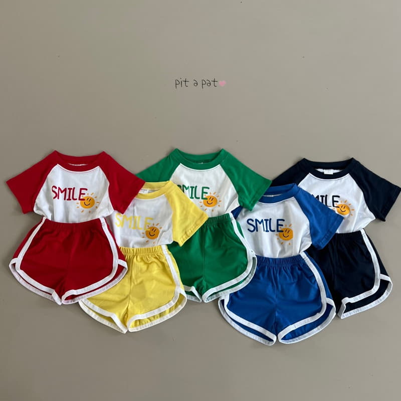 Pitapat - Korean Children Fashion - #todddlerfashion - Smile Dolphine Top Bottom Set - 8