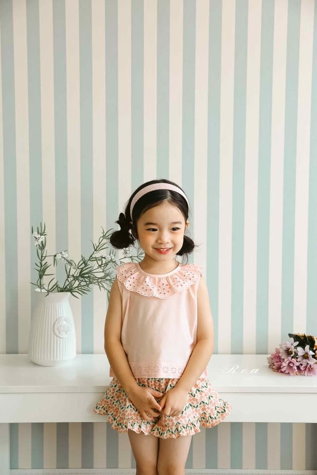 Roa - Korean Children Fashion - #fashionkids - Eyelet Blouse - 2