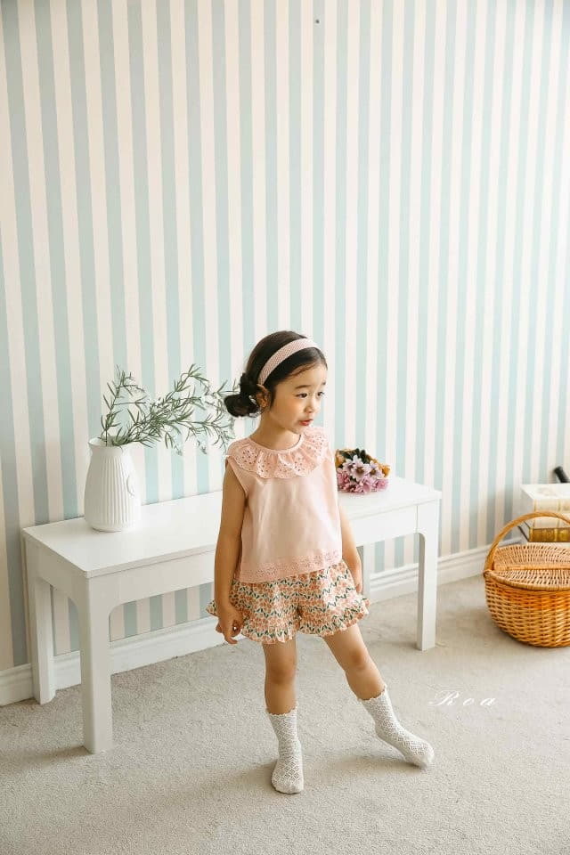 Roa - Korean Children Fashion - #littlefashionista - Eyelet Blouse - 7