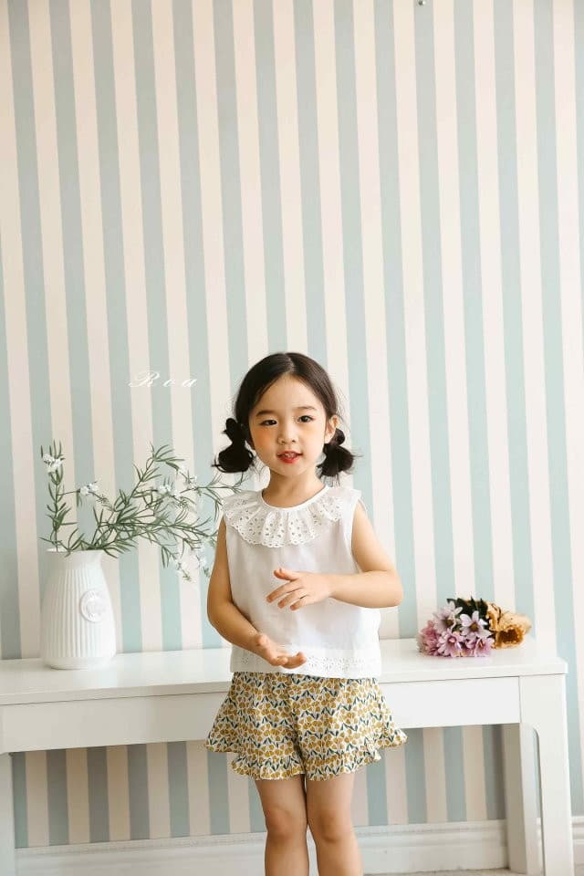 Roa - Korean Children Fashion - #todddlerfashion - Eyelet Blouse - 11