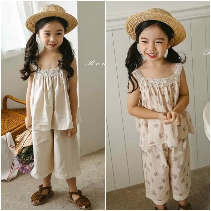 Roa - Korean Children Fashion - #toddlerclothing - Stella Top Bottom Set - 3