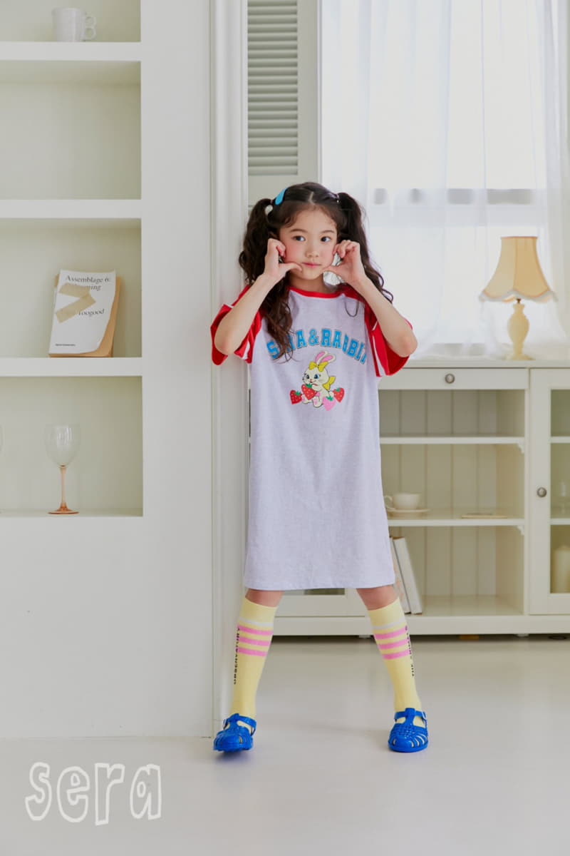 Sera - Korean Children Fashion - #Kfashion4kids - Ragaln Strawberry Rabbit One-piece - 2