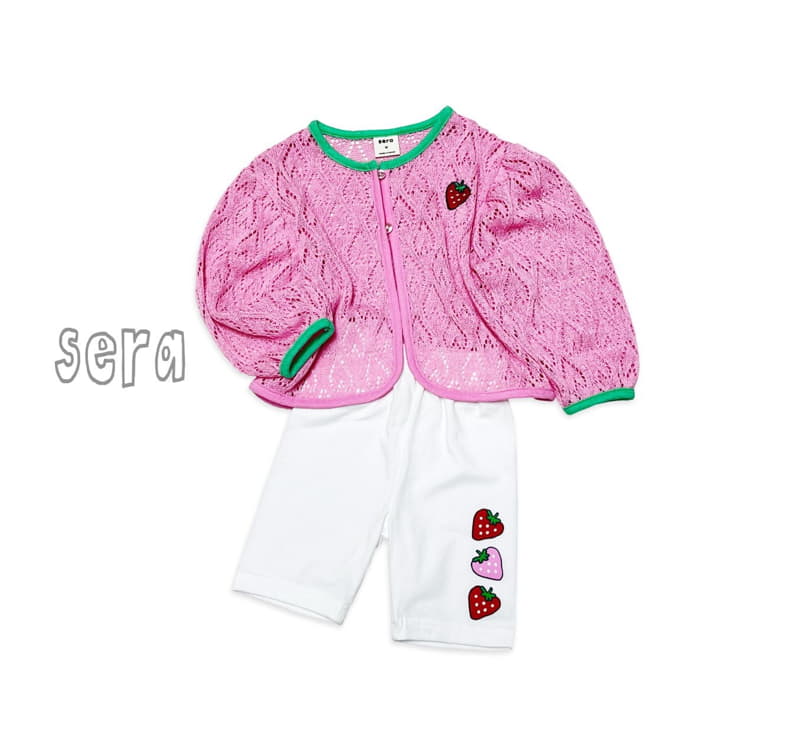 Sera - Korean Children Fashion - #childofig - Strawberry Leggings - 6