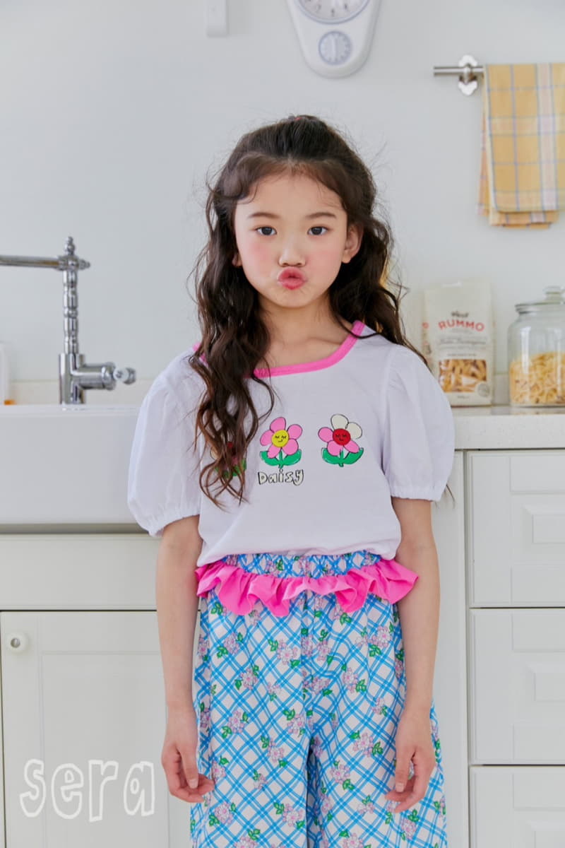 Sera - Korean Children Fashion - #childofig - Daisy Puff Tee - 2