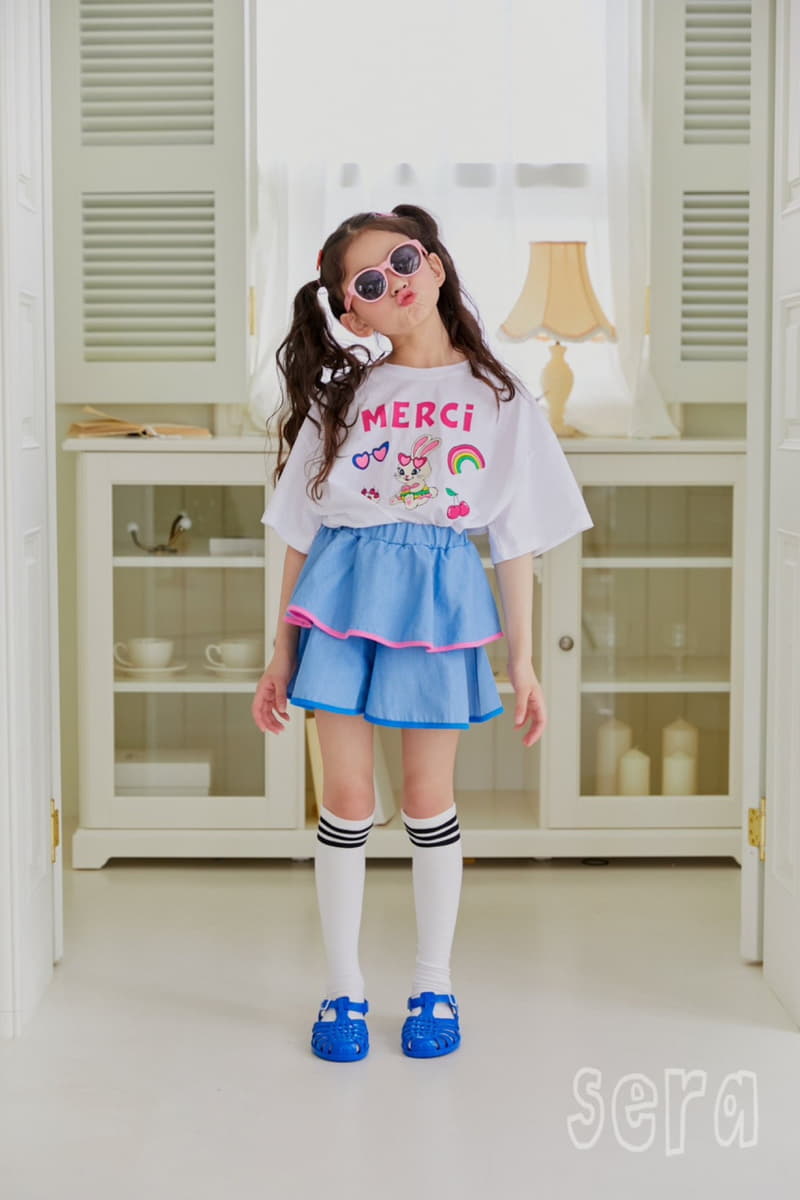 Sera - Korean Children Fashion - #childofig - Rainbow Rabbit Tee