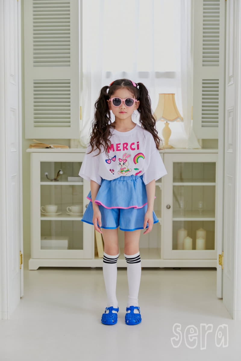 Sera - Korean Children Fashion - #designkidswear - Rainbow Rabbit Tee - 3