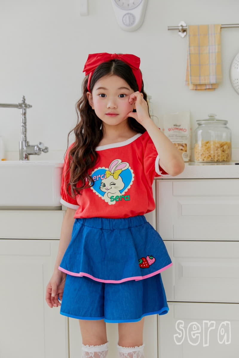 Sera - Korean Children Fashion - #discoveringself - Heart Rabbit Tee - 3